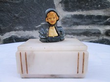 Vintage Art Déco Marbre Onyx