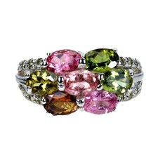 925 Bague en Argent Ovale