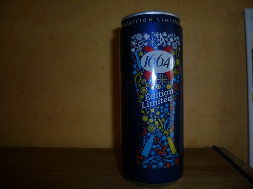 Canette bière alu 1664 - canette,