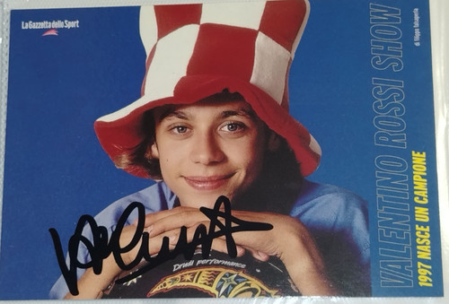 Autograph valentino rossi - valentino,