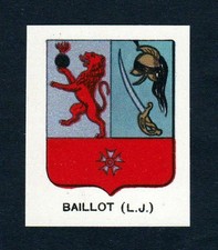 Env. 1880 Baillot Armoiries