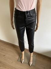 Pantalon noir en simili cuir