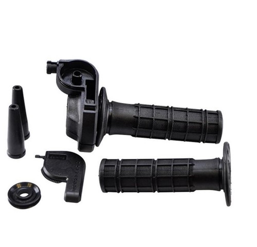 Poignee gaz commandos noir - v2,
