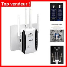 Répéteur WiFi Puissant 300Mbps - Signal Renforcé avec 4 Antennes Orientables