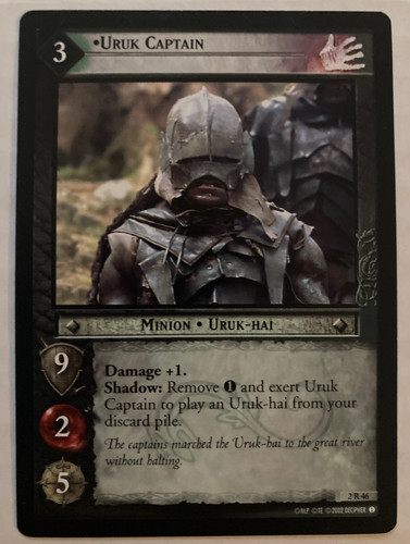 Lotr tcg uruk captain 2r46 - lotr,