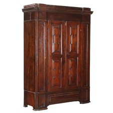 Armoire Baroque Ancienne Noyer