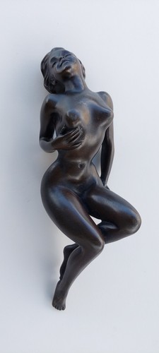 Ancienne statuette bronze - statuette,