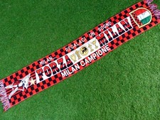 Echarpe AC MILAN signed signé ALEXANDER MERKEL ultras foot calcio Rossoneri