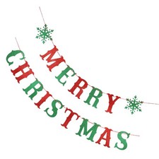 Drapeau de la fête de Noël