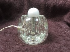 LAMPE DE TABLE EN VERRE ICE CUBE PEILL PUTZLER  ? ANNÉE 60 / 70