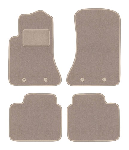 Tapis sol velours beige - tapis,