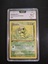 Carte Pokémon COMMUNE Chenipan 45/102 PCA 9,5 Set de Base Édition 1 Wizards FR