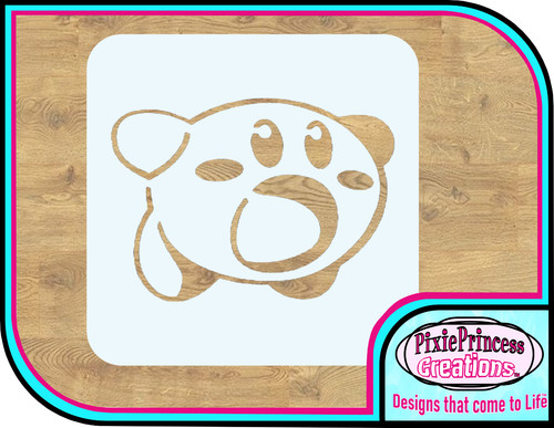 Pochoir kirby nintendo mylar - kirby, a