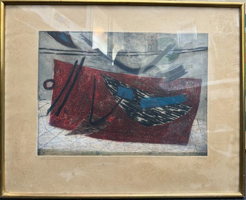 Gravure couleur henri goetz - gravure, d'henri