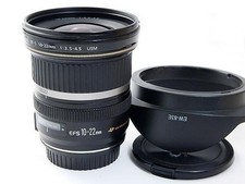 Objectif zoom grand angle AF Canon EF-S 10-22 mm F3,5-4,5 USM avec capot du J...