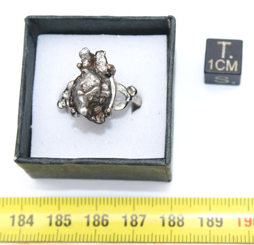 Bague météorite campo del - campo,
