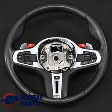 Volant BMW X3 M F97 M Sport Cuir Noir Palettes Changement Vitesse Chauffantes