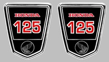 POUR DAX 125 AUTOCOLLANTS X 2 STICKERS 9,5cm MOTO BIKER ENDURO TRAIL (HA132)