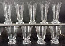 LOT DE 9 VERRES ET FLUTES avec