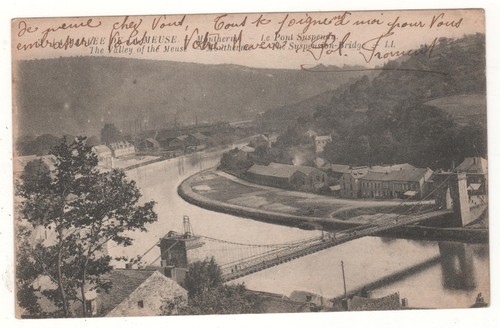 Cpa monthermé le - le, pont