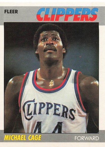 Michael cage fleer basketball - cage,