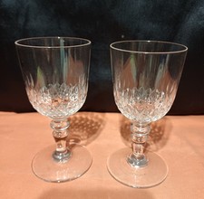 lot de 2 verres ancien à eau cristal baccarat 15,5 cm catalogue 1907