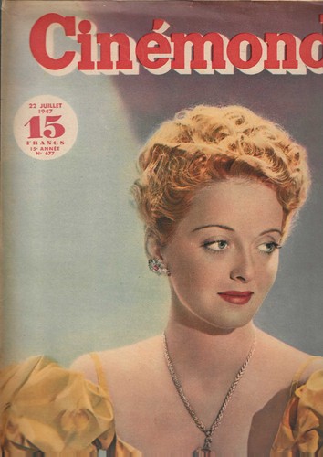 Cinémonde 677 bette - cinémonde,