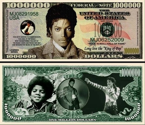 Michael jackson billet de - michael,