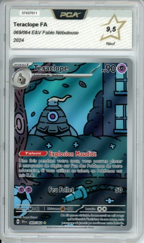 Carte pokémon téraclope - carte,