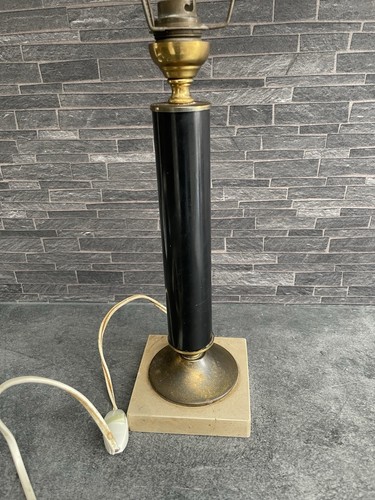Ancienne lampe colonne laiton - ancienne,