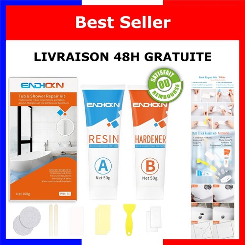Kit réparation baignoire