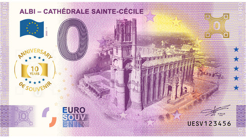 Billet souvenir 2025 france - billet,