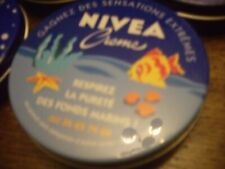 Boite illustrée Nivea Collection édition limitée "fonds marins" 150 ml vintage