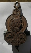 Ancienne poulie de suspension pour luminaire 