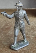 Soldat de Plomb ? Alu jouet ancien guerre miniature Militaire Armée Fusil 