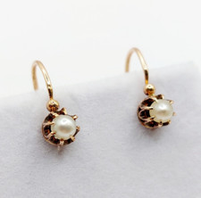 Dormeuses antique or 18k