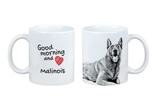 Tasse Malinois Berger Belge Avec Chien Bonjour Art-Chien