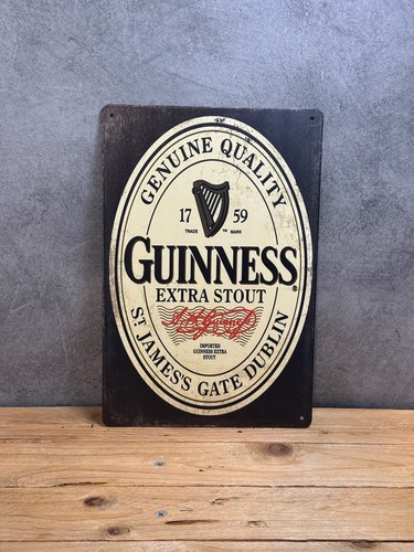 Plaque métal guinness 449 - métal,