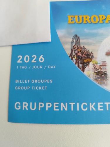 Billets journée europa park - billets,
