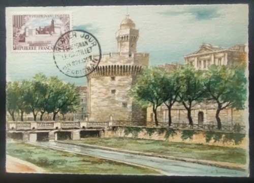 Carte premier jour perpignan - carte,