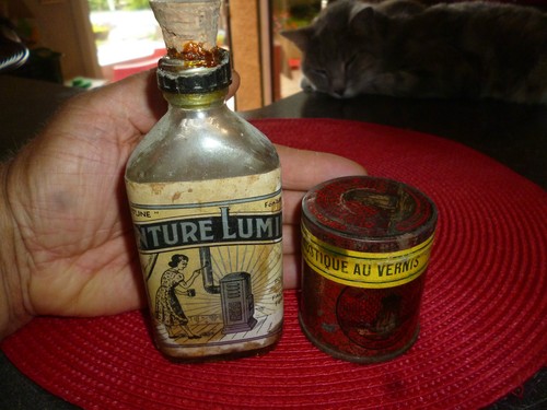 Bouteille argenture lumineux - bouteille,