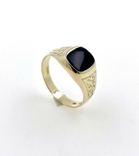 Bague chevalière homme or - en,