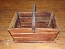 Ancien panier Vendanges en bois 