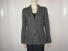 DAMART Veste Femme grise à carreaux T40