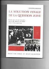 La solution finale de la question juive, Joseph Billig.
