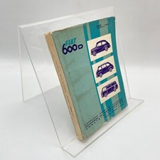 Fiat 600D Liste de Pièces de Rechange Catalogue Réparer 1961 Voiture Ancienne