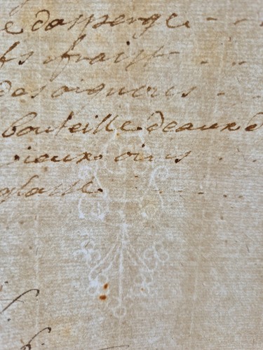 Manuscrit ancien 1710 art - 1710,