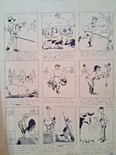 Planche de BD originale