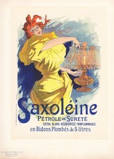 Affiche Art Nouveau Saxoleine
