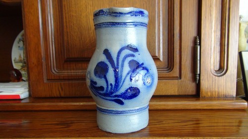 Broc pichet bleu alsace - bleu, d'alsace